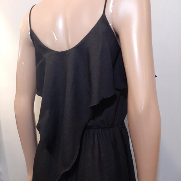 Behave Maxi Dress Draped Ruffled Flounce Spaghetti Strap Elastic Waist Sleeveles - Picture 8 of 12